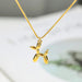 Playful Poodle Balloon Dog Pendant Necklace - Unique Clavicle Chain Jewelry Gift for Dog Enthusiasts