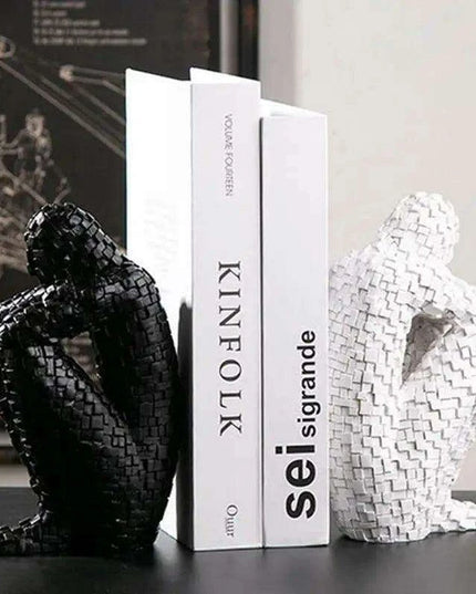 Nordic Elegance: The Thinker Resin Sculpture for Stylish Home Decor