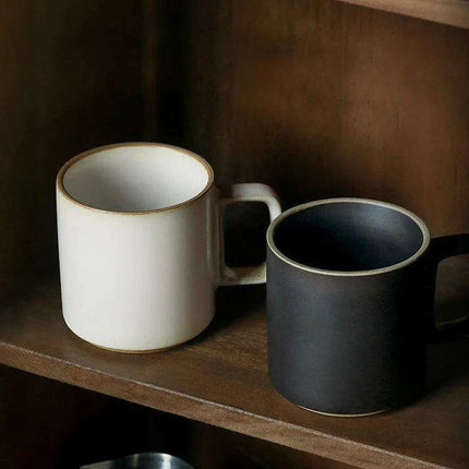 Artisan Vintage Clay Stoneware Coffee Mug - A Touch of Rustic Charm for Your Home