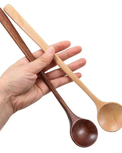 Eco-Friendly Ellipse Wooden Utensil Set for Gourmet Cooking
