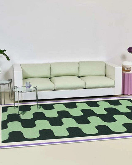 Regal Ruby Luxe Checkerboard Area Rug