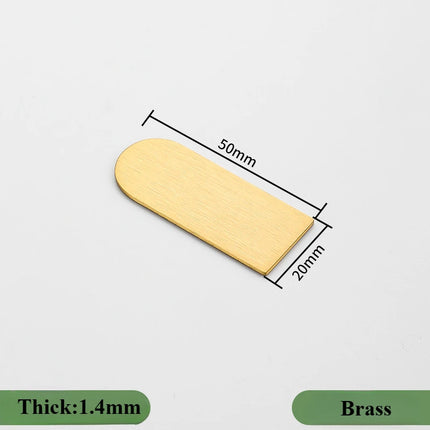 Brass Decorative Furniture Inlay Sheet — Hollow Carved Golden Panel, Sold as 1 or 2 Pieces