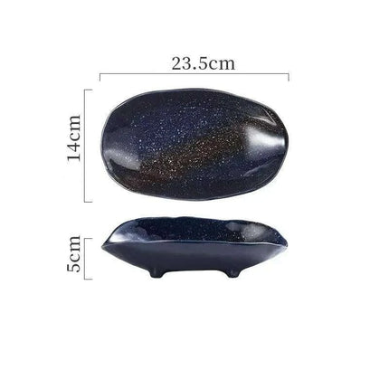 Chic High-Legged Ceramic Serving Bowl for Contemporary Dining Style