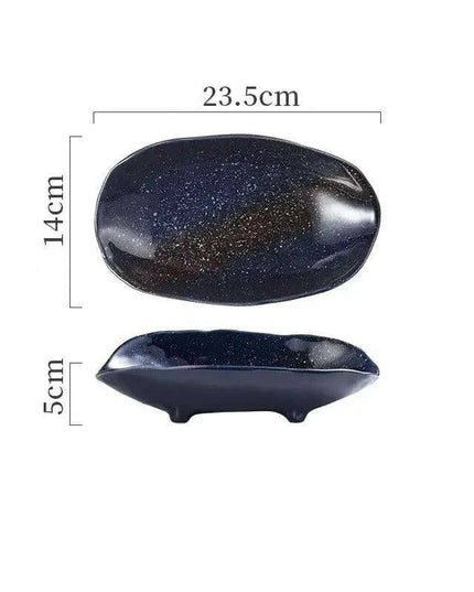 Chic High-Legged Ceramic Serving Bowl for Contemporary Dining Style