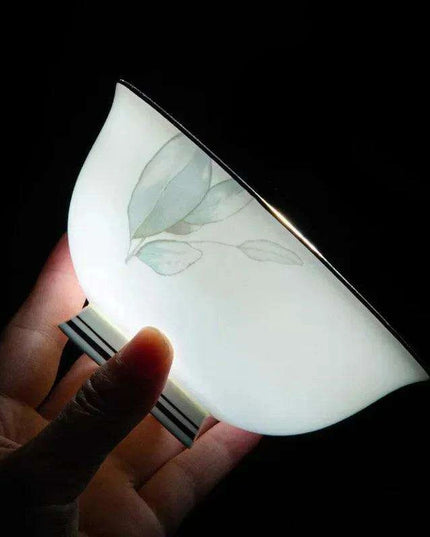 Sophisticated White Ceramic Dining Essentials Set