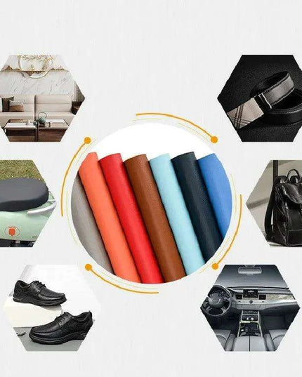 Leather Repair Patch Kit - Effortless Restoration for Furniture, Footwear, and Accessories