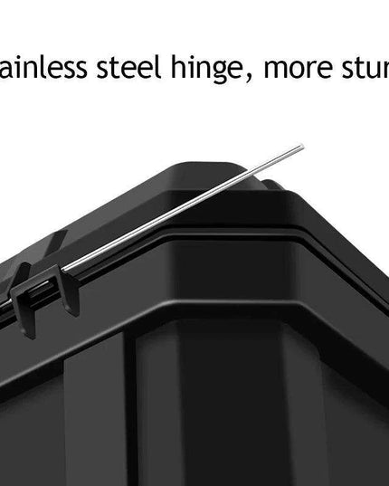 Elite Stainless Steel Toolbox with Dual Secure Storage and Innovative Security Features