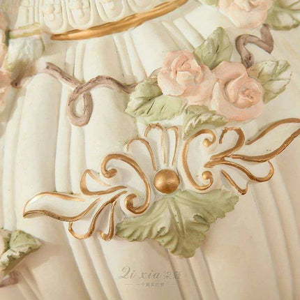 Luxurious Angelic Resin Floor Vase for Exquisite Home and Hotel Decor