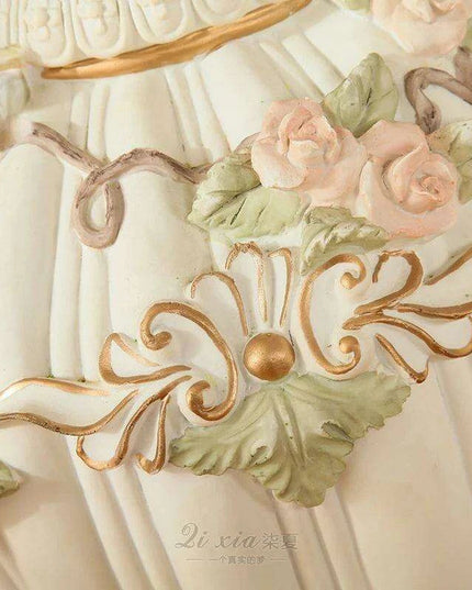 Luxurious Angelic Resin Floor Vase for Exquisite Home and Hotel Decor