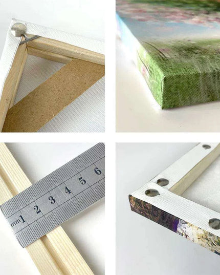 Rustic Pine Wood Customizable Picture Frame - DIY Home Decor Kit for Personal Touch