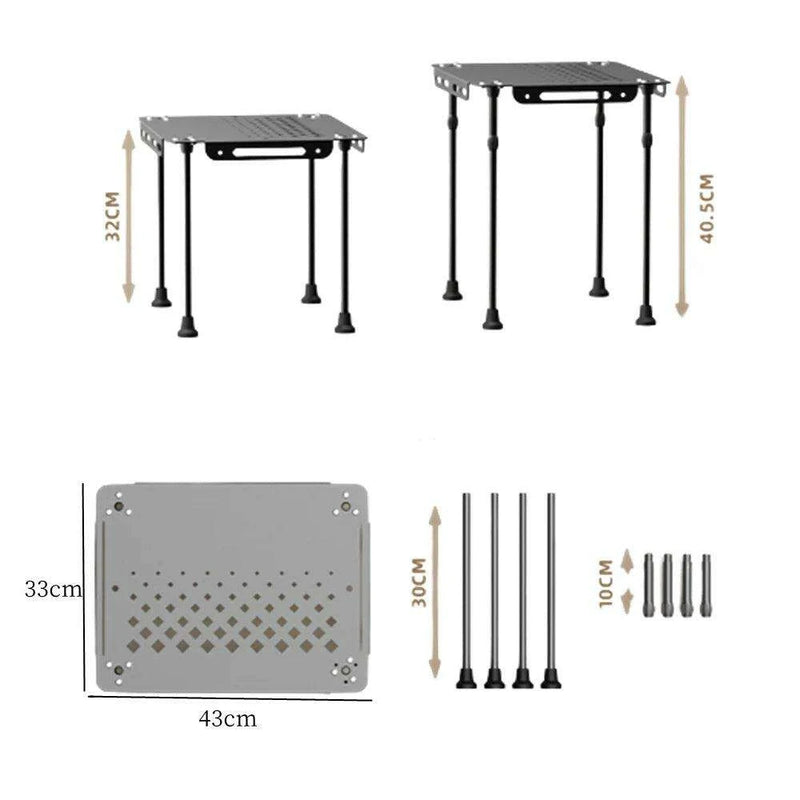 Versatile Aluminum Folding Picnic Table for Outdoor Adventures