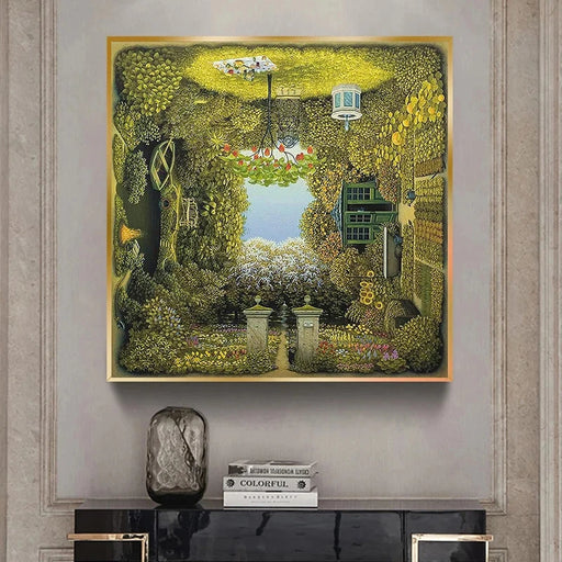 Captivating Surrealism Canvas Print Set inspired by Jacek Yerka for Stylish Home Decor