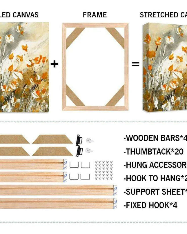 Rustic Pine Wood Customizable Picture Frame - DIY Home Decor Kit for Personal Touch