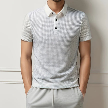 Men's Short Sleeve Polo Shirt — Breathable Summer Top