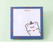 80-Piece Adorable Bear Cartoon Sticky Notes Set - Enhance Your Workspace with Charm