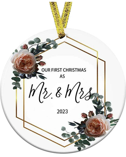 Our First Christmas Together 2023 Ornament - A Cherished Keepsake for New Couples - Celebrate Your Love Story - "Start Your Adventure" Holiday Gift