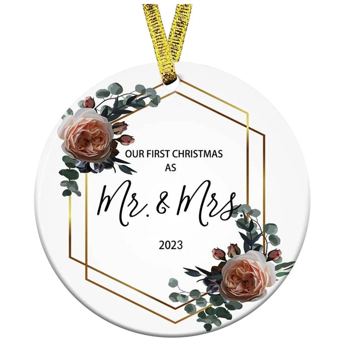 Our First Christmas Together 2023 Ornament - A Cherished Keepsake for New Couples - Celebrate Your Love Story - "Start Your Adventure" Holiday Gift