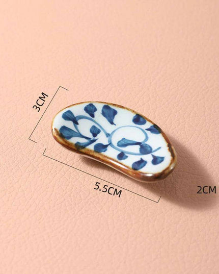 Chic Japanese Ceramic Chopstick Rest - Enhance Your Dining Experience