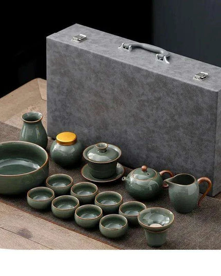 Elegant Ruyao Kung Fu Tea Set for a Refined Brewing Journey
