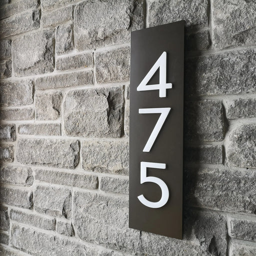 Customizable LED Address Plaque - Elegant Illuminated House Number Sign