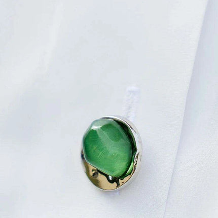 Elegant White Pleated Shirt Dress with Belt for Women - Spring Collection