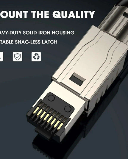 Ultra-Fast Cat8 Ethernet Connector Kit for Superior Networking Performance