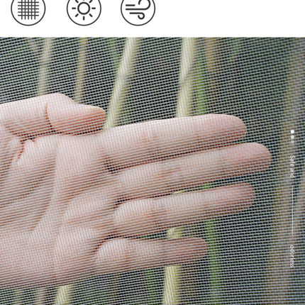 Custom-Size Anti-Mosquito Zipper Window Screen