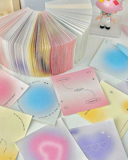 Colorful Gradient Thick-Page Spiral Notebook - 400 Pages for Notes, Art, and Planning