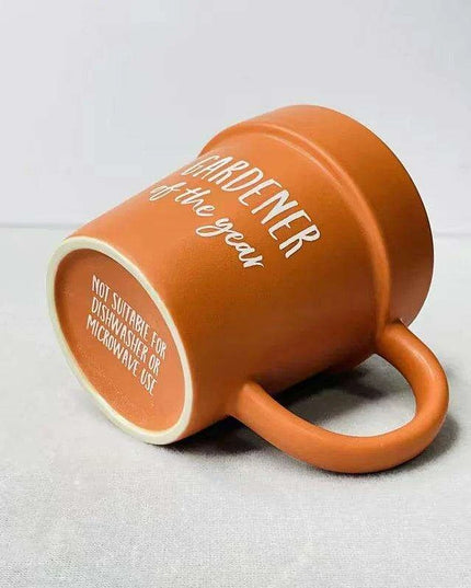 Garden Guardian Mug - Adorable Flower Pot Design with Shovel Spoon for Plant Lovers