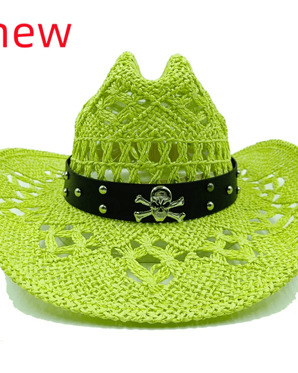 Vintage-Inspired Thick Straw Cowboy Hat