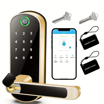 Smart Fingerprint Door Lock App Remote Control Keyless WIFI Digital To