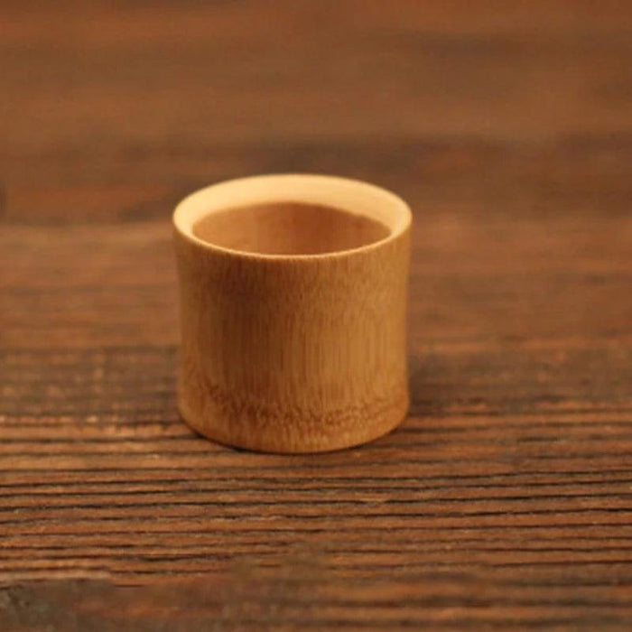 Eco-Conscious Handmade Bamboo Beverage Mug - Perfect for Every Drink