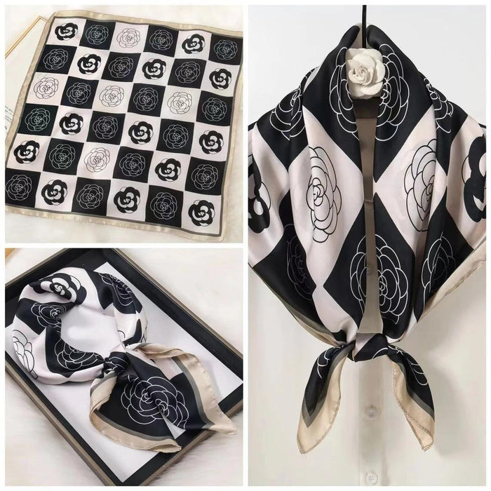 Sophisticated Elegance: Premium Faux Silk Scarf for Versatile Styling