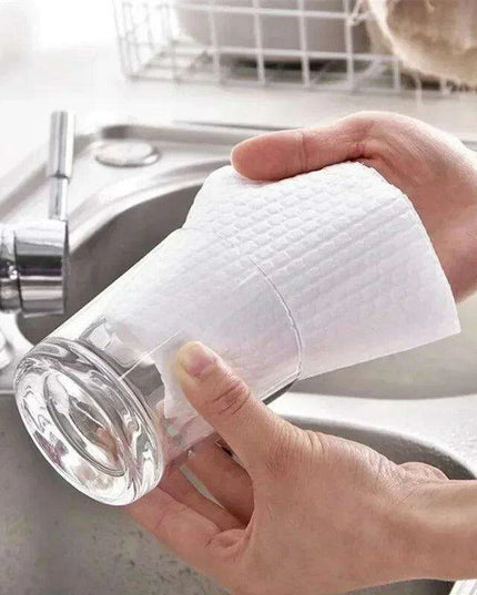 Essential Kitchen Cleaning Wipes Set with Stainless Steel Storage Hanger