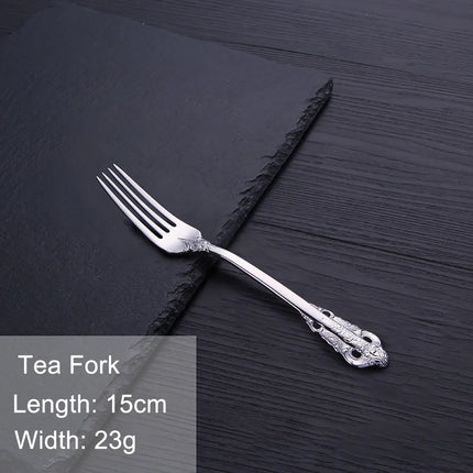 Gold Vintage Stainless Steel Cutlery, Individual Pieces | Très Elite