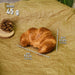 Realistic Golden Lava Croissant Bread Replica - Ideal for Photography and Decorative Displays