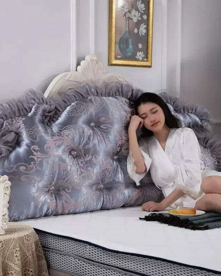 Royal Elegance Luxe Bedside Backrest Cushion with Washable Cover – Ultimate Comfort for a Dreamy Bedroom Escape