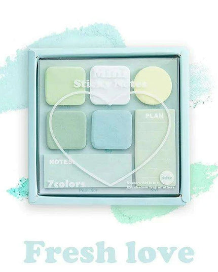 Elegant Macron Color Mini Sticky Note Set - Faint Secret Collection, 210 Sheets for Creative Expression and Everyday Reminders