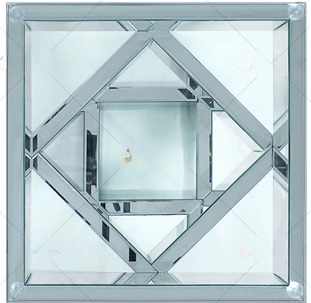 Glamorous Broken Diamond Mirror Coffee Table for Modern Living Rooms