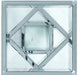 Glamorous Broken Diamond Mirror Coffee Table for Modern Living Rooms