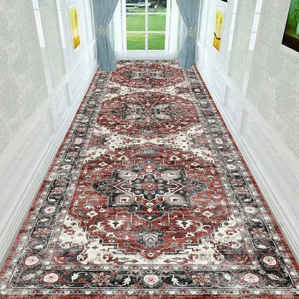 Retro Persian Long Runner Rug — Non-Slip, Boho Hallway Carpet | Très Élite