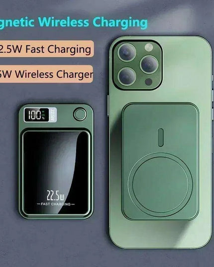 Ultimate 30,000mAh Wireless Power Bank - 22.5W Fast Charging with Magnetic Capability