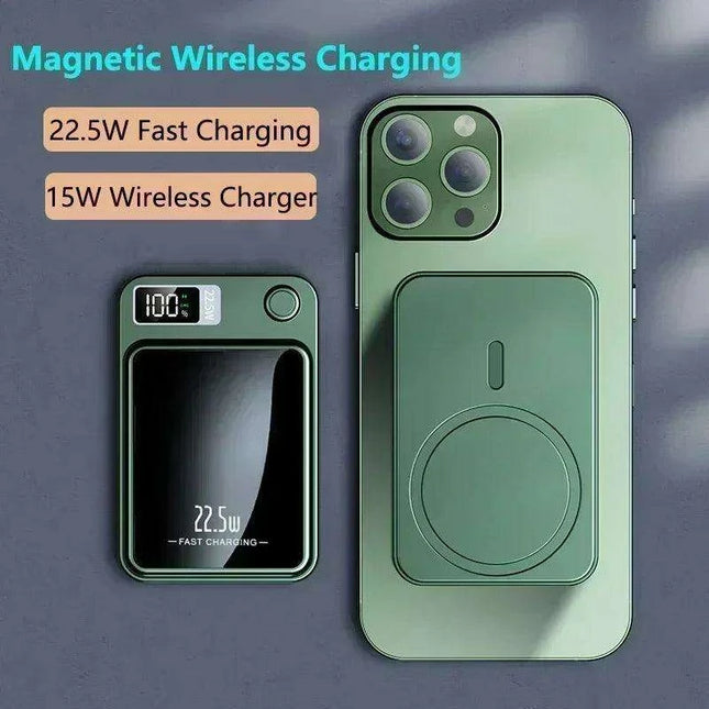 Ultimate 30,000mAh Wireless Power Bank - 22.5W Fast Charging with Magnetic Capability