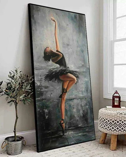 Graceful Ballet Dancer Canvas Art for Elegant Home Decor