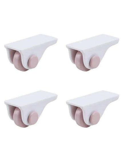 4-Pack Self-Adhesive Mute Caster Wheels for Easy Furniture Mobility