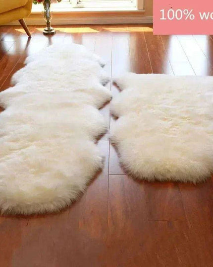 Sumptuous Authentic Australian Sheepskin Wool Area Rug - Cozy and Chic Home Accent Mat