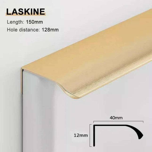 Sophisticated Black and Gold Aluminum Alloy Cabinet Handle Collection