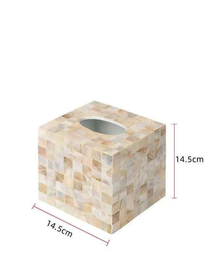 Chic Shell-Design Tissue Holder for Elegant Home Decor and Organization
