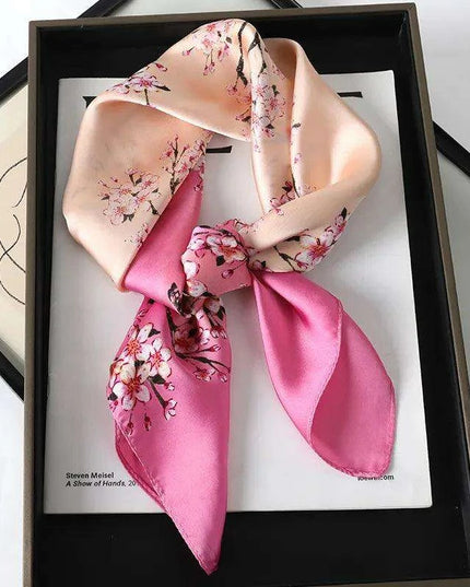 Chic Toddler Elegance: Luxurious 70x70cm Silk Scarf for Ages 6 Months to 4 Years