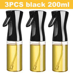 3pcs 200ml black